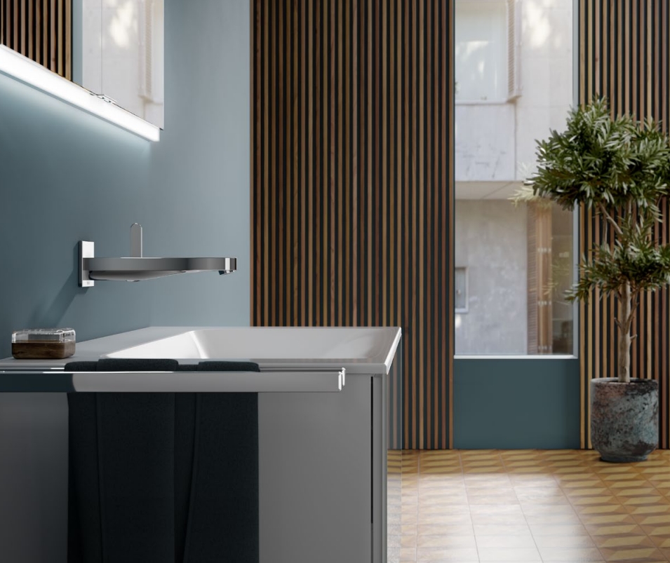 Смеситель однорычажный для раковины 59516 011302 вылет 241 мм, DN 15, хром