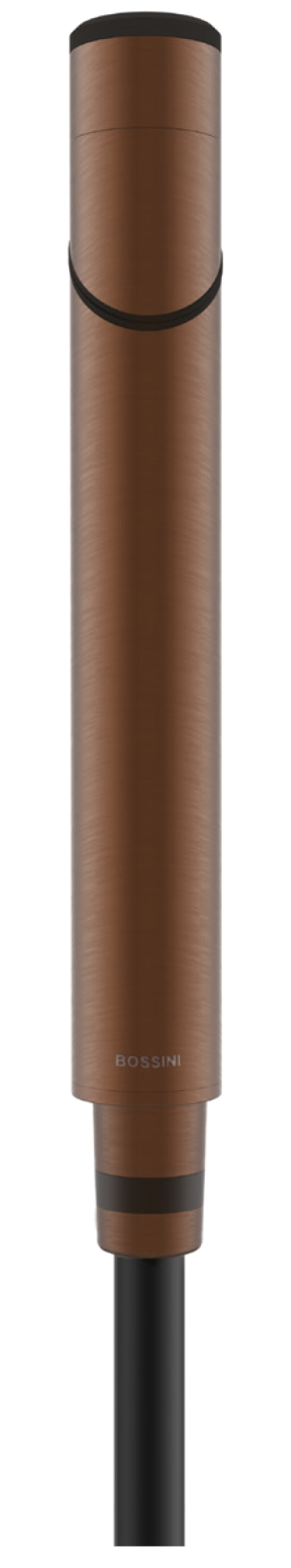 Однофункциональный ручной душ-палочка BOSSINI PLY B00950.666 Ø 30 мм, с поворачивающейся на 360° головкой, цвет Brushed copper