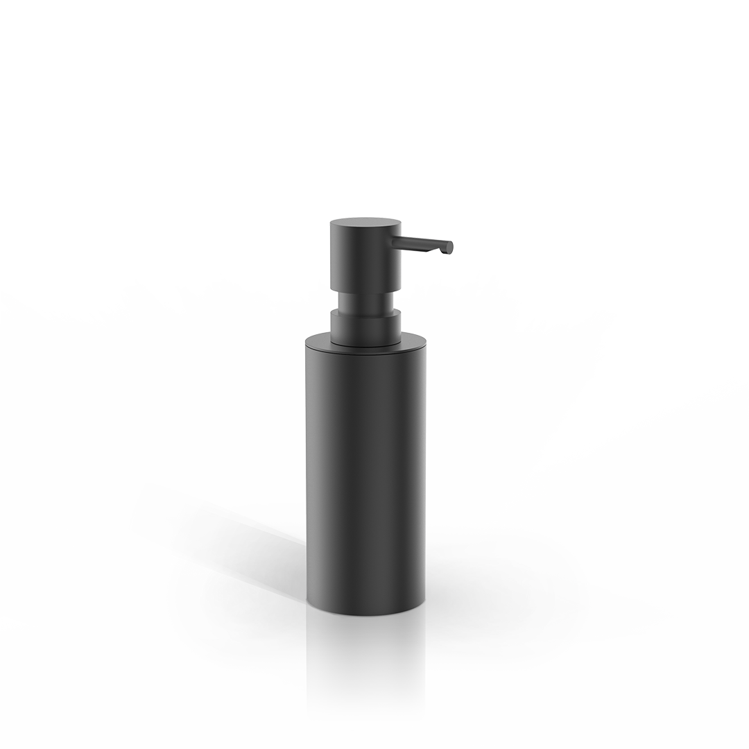 Дозатор мыла настольный DECOR WALTHER  Mikado MK SSP   0521260    17,5 X Ø 5,5 X 7 см, цвет черный матовый Black Matt