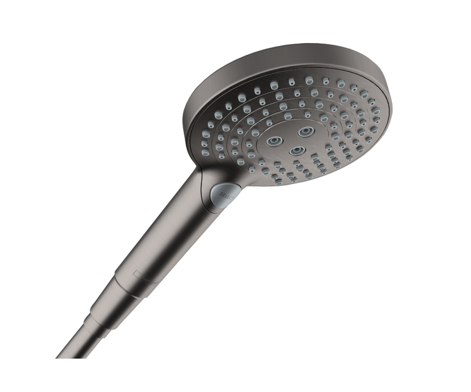 Ручной душ HANSGROHE Raindance Select S 26014340 120 3jet , цвет Чёрный шлифованный хром