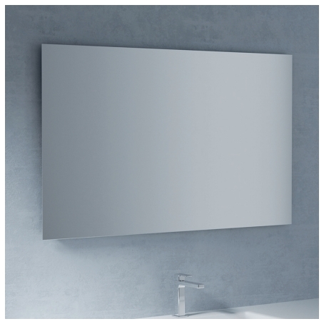 Зеркало прямоугольное без подсветки для ванной комнаты BMT Galaxy  801 404 180 01   1800х729х30 мм, серый