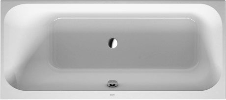 Акриловая ванна Duravit Happy D2 700308000000000 1600 х 700 c наклоном для спины слева, встраиваемая, белая