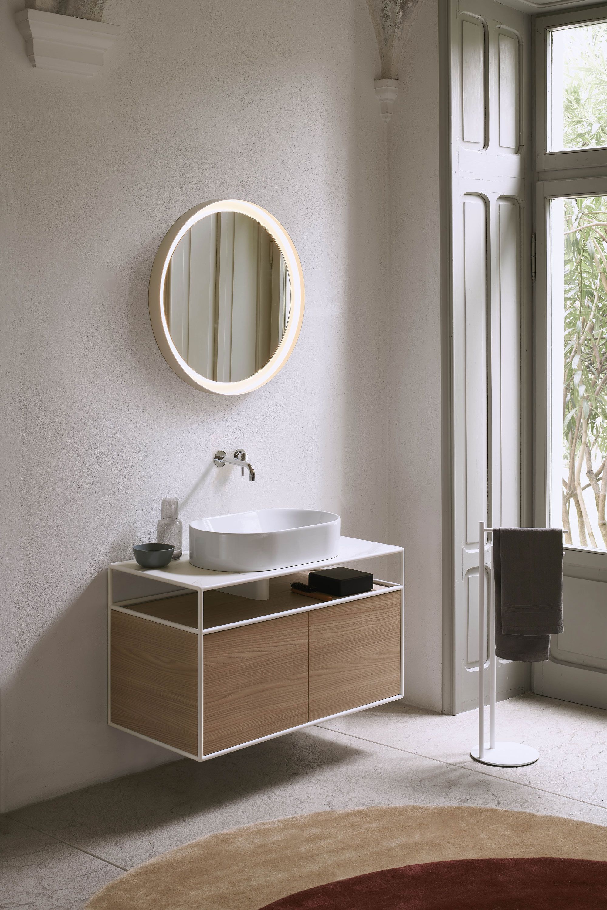 Раковина накладная овальная GSI KUBE X 945811 600 мм х 370 мм, без отверстия под смеситель, без перелива, белая глянцевая