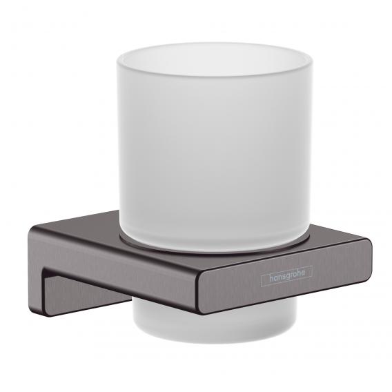 Держатель для стакана HANSGROHE AddStoris 41749340 Шлифованный чёрный хром