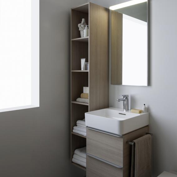 Высокий открытый шкаф-пенал  Laufen  Space   4.1090.0.160.103.1  170x30х29,4 см,  4 полки, темный вяз