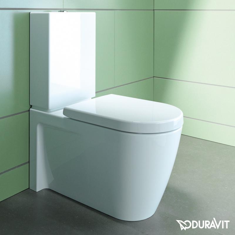 Напольный комбинированный унитаз Duravit Starck 2 2145090000 белый