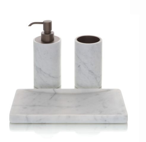 Дозатор настольный для жидкого мыла BERTOCCI CARRARINO 124 4701 0000 Carrara/Хром