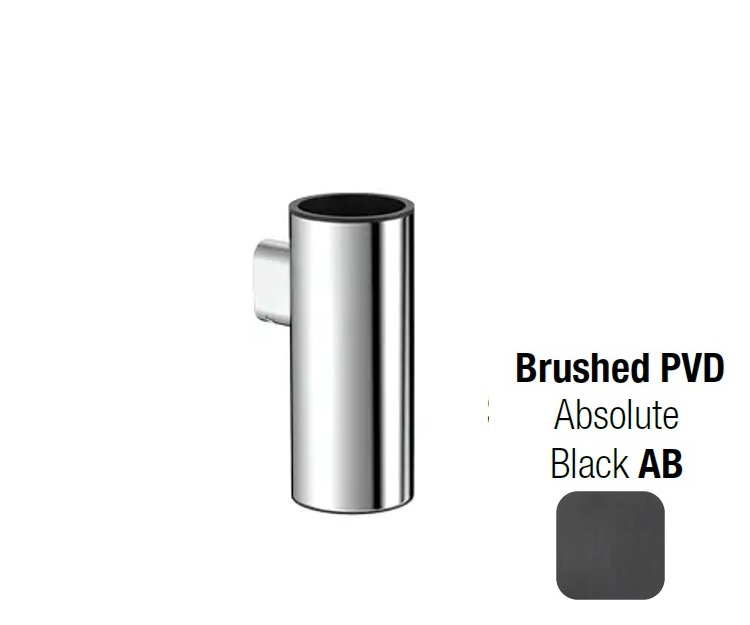 Стакан подвесной для зубных щёток  ALMAR Shower Accessories E070001.AB цвет Черный металл брашированный PVD Absolute Black