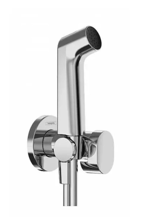 Гигиенический комплект HANSGROHE Bidette S 1 jet 29230000 со шлангом и держателем, цвет Хром