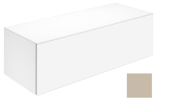 Боковая тумба Keuco Plan 32928 180000 корпус ламинированный матовый кашемир, фасад стекло кашемир глянцевый