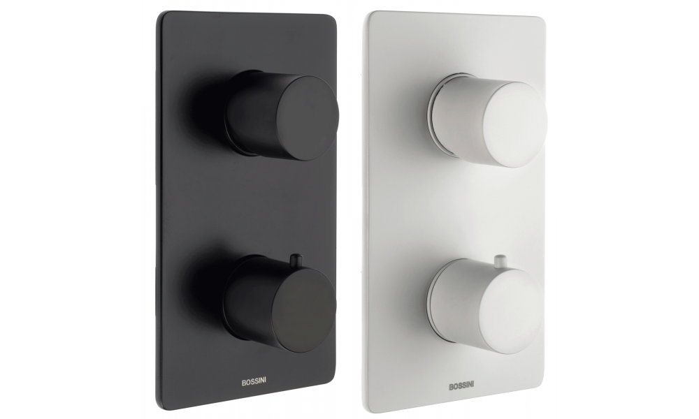 Наружная часть термостата Bossini TEO Z00002.073, черный матовый