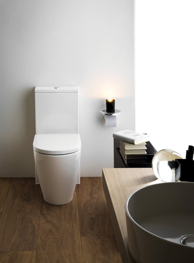 Бачок для унитаза Kartell by Laufen 8.2933.3.000.873.1, подвод воды  снизу слева