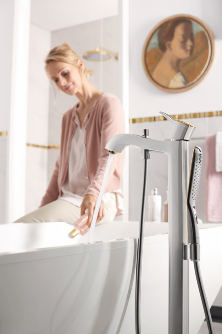 Смеситель для ванны напольный Hansgrohe Metropol Classic 31445000 Хром