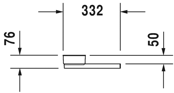 Поручень с мыльницей для ванной Duravit OpenSpace 791874680000000 с мыльницей, хром, антрацит (изделие снято с производства)