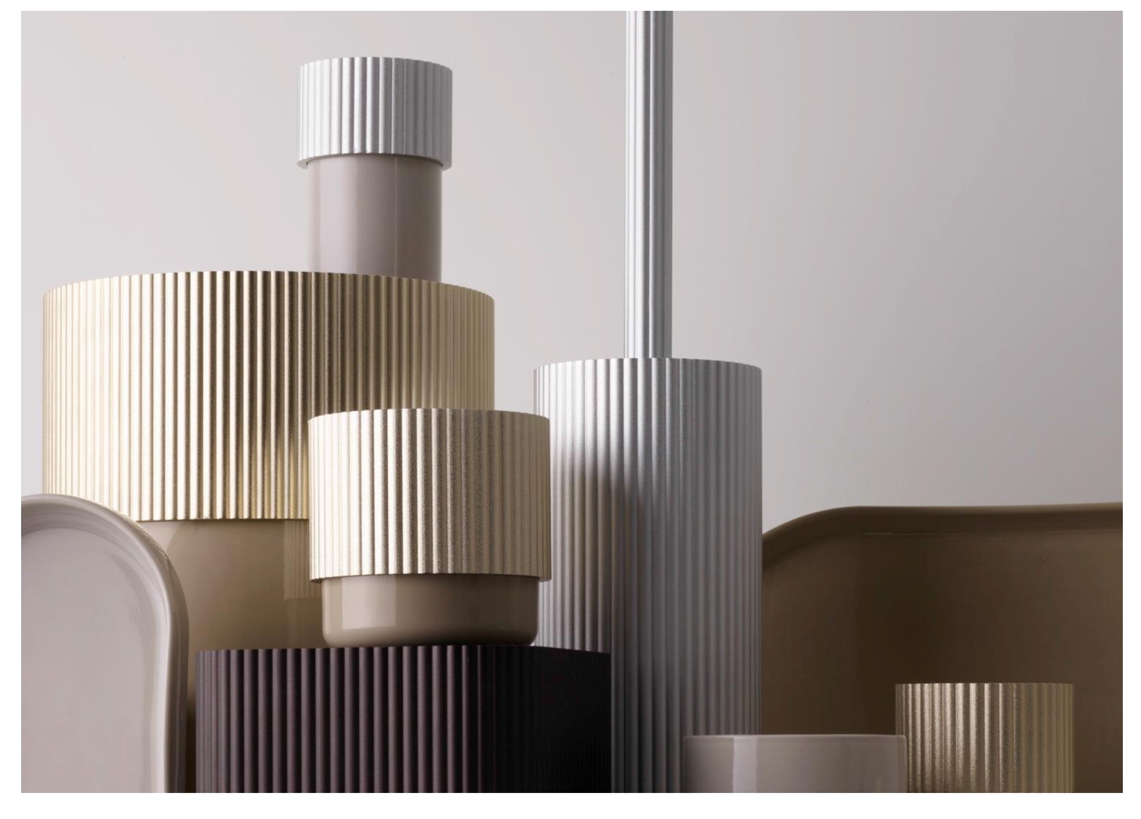 Полотенцедержатель настенный DECOR WALTHER  OF.LINE HTE45   0670290   2 x 45 x 6 см,  алюминий фактурный, цвет Mocca (коричневый матовый)