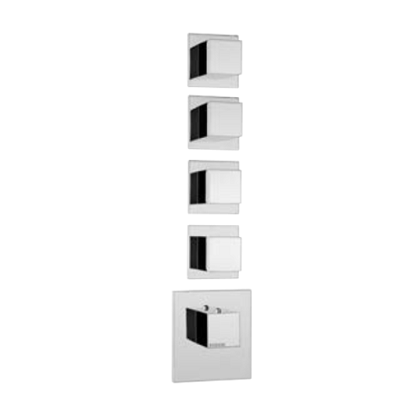 Смеситель для ванны с душем Bossini Cube Z032208 Хром