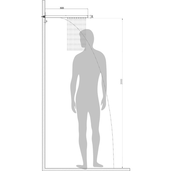 Душевая панель Bossini Manhattan I00570.030 Хром