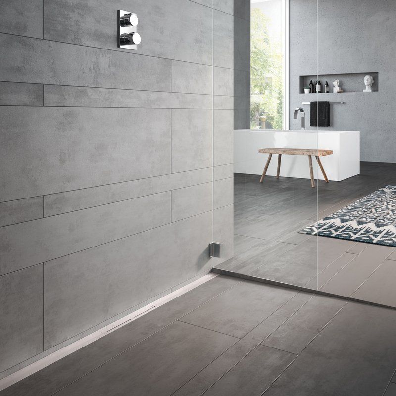 Подрезаемый дренажный канал TECE TECEdrainline 670800 800, сатин