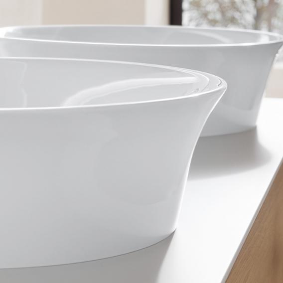 Раковина круглая встраиваемая Duravit White Tulip 2362430079 диаметр 430 мм, без отверстия под смеситель, без перелива, белая