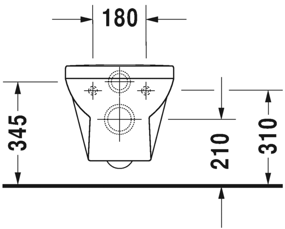 Унитаз подвесной Duravit DuraStyle 45620900A1 с вертикальным смывом, с сидением, безободковый, белый