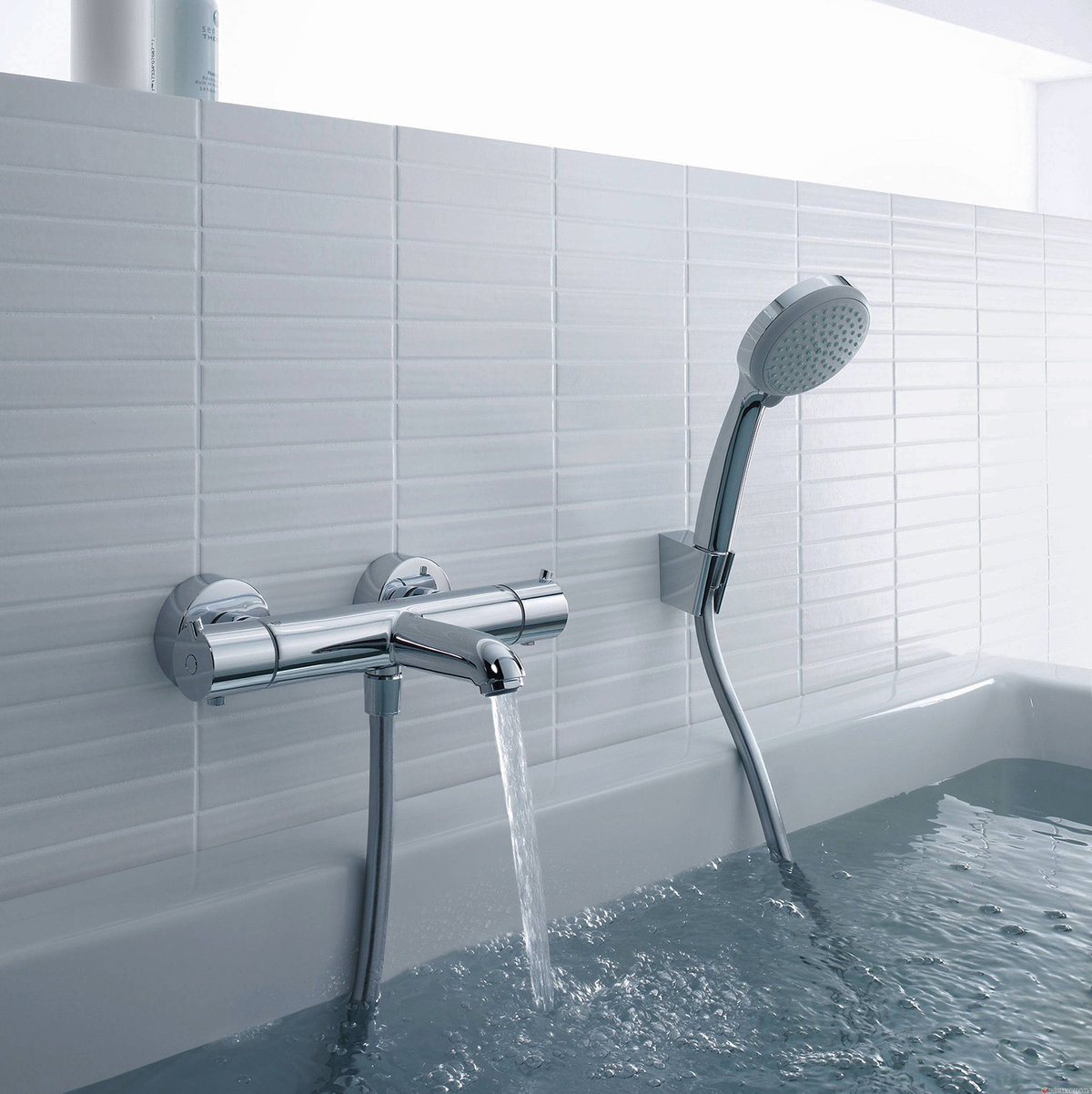 Термостат для ванны Hansgrohe Ecostat Comfort 13114140 цвет Шлифованная бронза