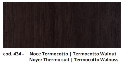 Боковая панель для тумбы BMT IKON 970 247 AEF 01 D 434    500х418х18 мм, со срезом под 45°, правая, цвет Termocotto Walnut