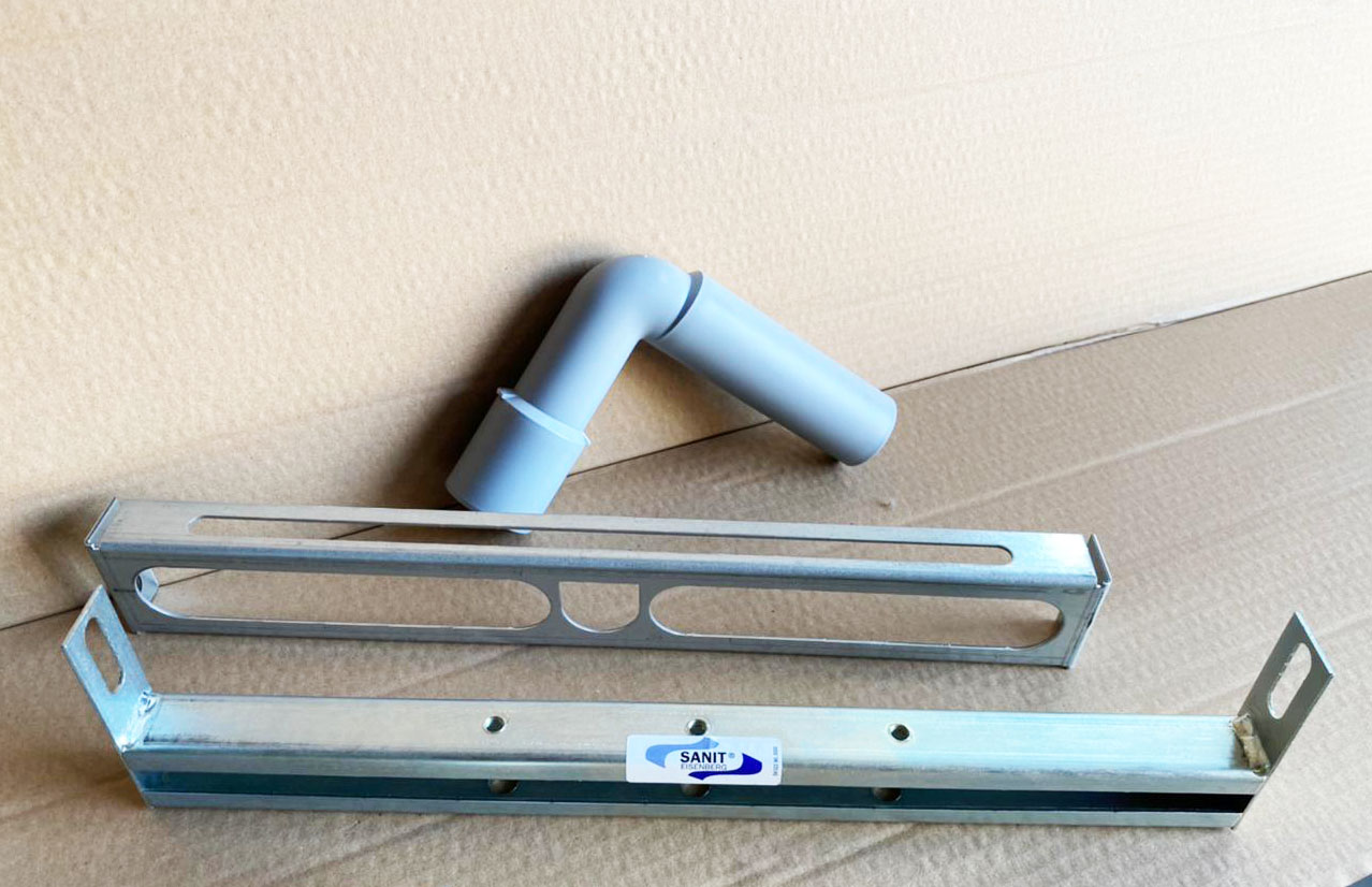 РАСПРОДАЖА Крепёжный комплект для крепления сифона Sanit 17 209 00 T в инсталяции под умывальник