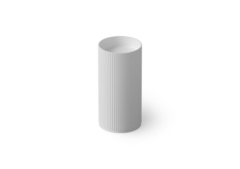 Раковина напольная из композита DEA DESIGN Pedestal Basin DD2803 450 18 450 мм х 450 мм х 900 мм, с донным клапаном, цвет Белый