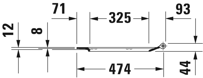 Сиденье для унитаза с крышкой Duravit DuraStyle 0060510000 без автоматического опускания, белый