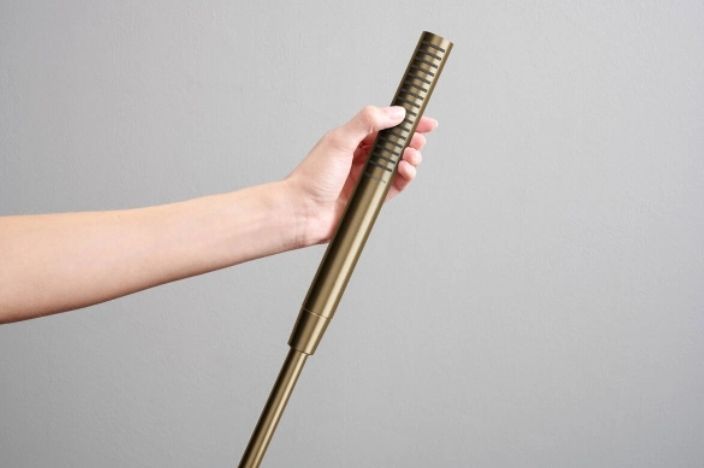 Ручной душ -"палочка" HANSGROHE Pulsify S 24126140 100 1jet, EcoSmart+, Шлифованная бронза