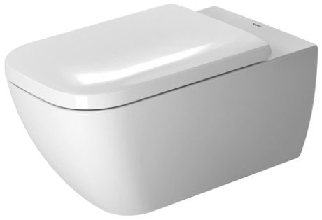 Сиденье удлиненное для унитаза DURAVIT HAPPY D2 0064690099 с микролифтом SoftClose, цвет белый
