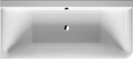 Акриловая ванна Duravit P3 Comforts 700379000000000 1800 х 800 c двумя наклонами для спины, с бесшовной акриловой панелью и рамой, угловая, белая (изделие снято с производства)