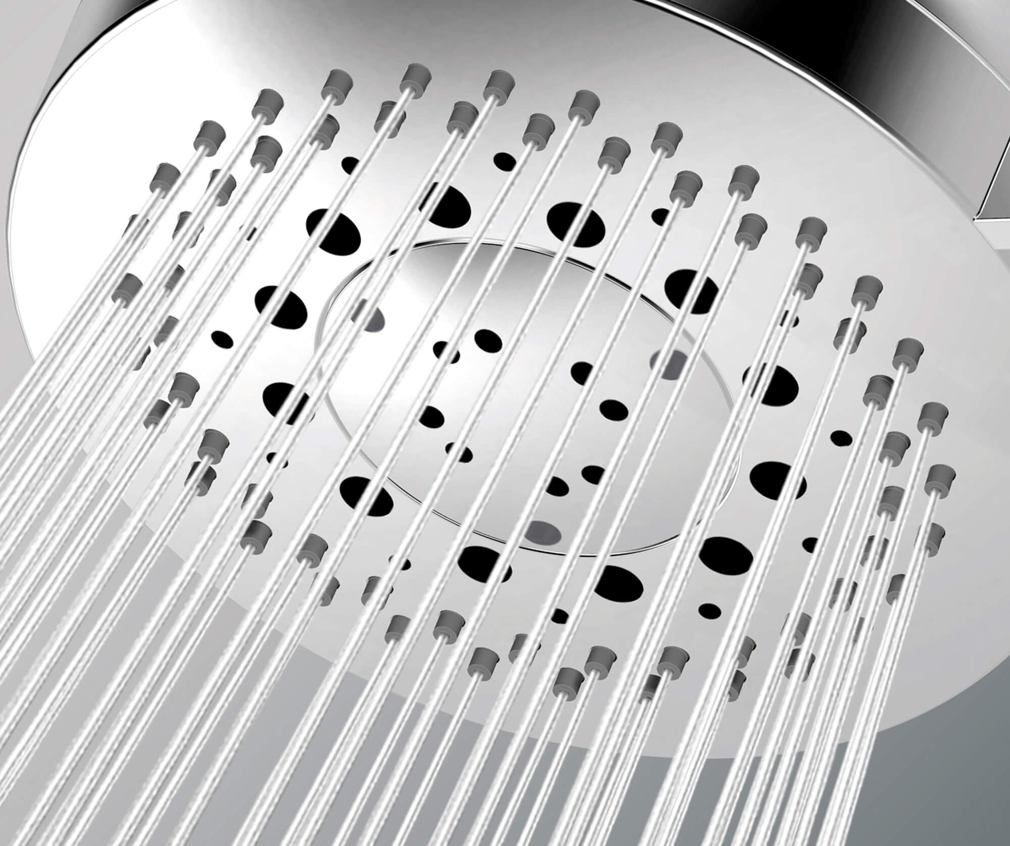 Лейка для душа Bossini Classic 3 режима B00191 Хром