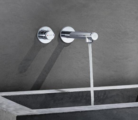 Смеситель для раковины Select AXOR Uno 45113000 настенный хром