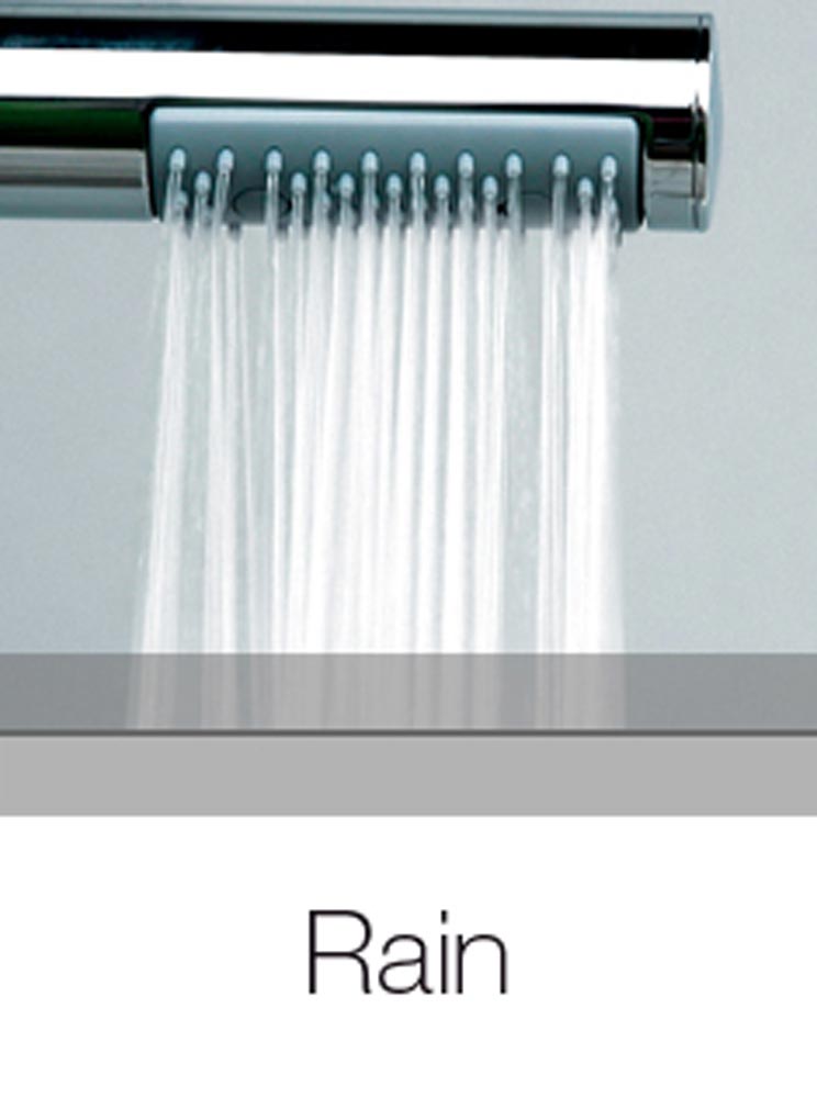 Лейка для душа Bossini Zen моноструя B00250.030 Хром