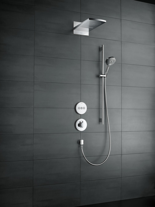 Термостат Hansgrohe ShowerSelect S HighFlow 15742000 с запорным вентилем хром