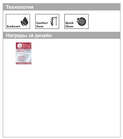 Смеситель однорычажный для кухнис выдвижным душем HANSGROHE ZESIS M33 2 JET 74810000 150 мм, c EcoSmart, хром