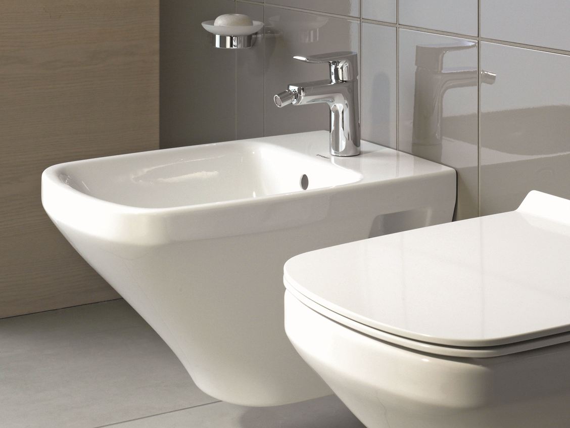 Подвесное биде Duravit DuraStyle 22851500001 с переливом, с покрытием WonderGliss, белое (изделие снято с производства)