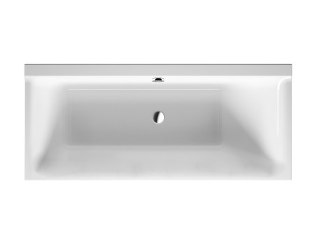 Акриловая ванна Duravit P3 Comforts 700372000000000 1600 х 700 c наклоном для спины справа, встраиваемая или с панелями, белая (изделие снято с производства)