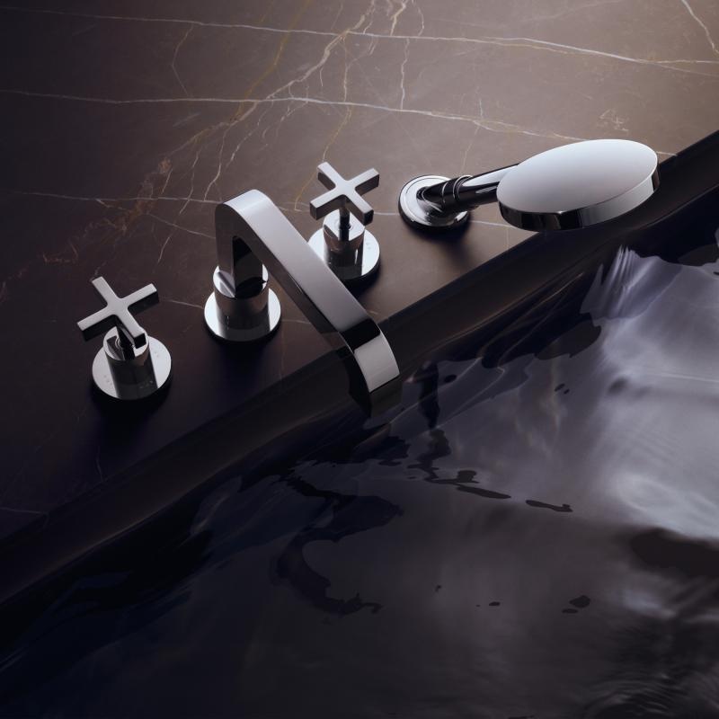 Смеситель на край ванны Axor Citterio 39445000 на 4 отверстия хром