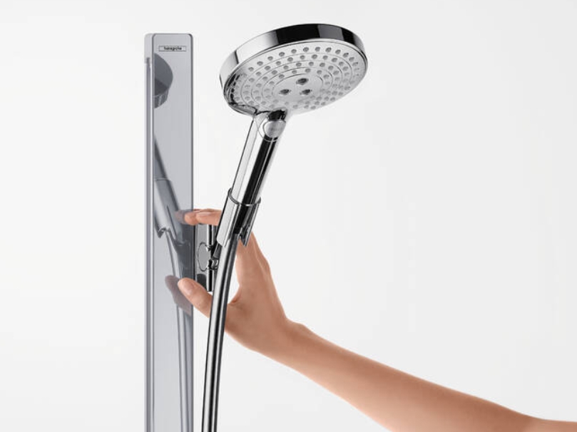  Душевой набор HANSGROHE Raindance E 27646000 120 3jet, со штангой 1500 мм и мыльницей, цвет Хром