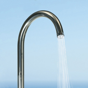 Душевая колонна Bossini Outdoor/Indoor Columns Pool Floor L00826 из нержавеющей стали