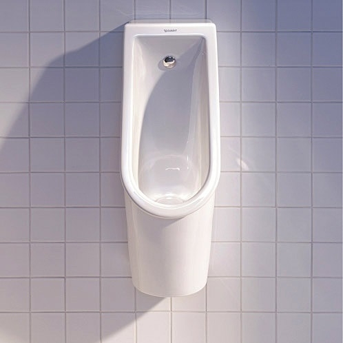 Писсуар подвесной Duravit Starck 3 08262500001 с подачей воды сверху, без смывного края, белый