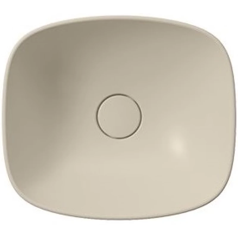 Раковина-чаша накладная GSI NUBES 978508 400 мм х 350 мм, без отверстия под смеситель, без перелива, цвет Creta Matte