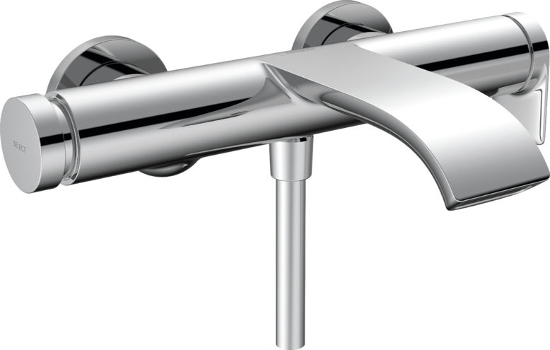 Смеситель для ванны однорычажный HANSGROHE Vivenis 75420000 внешнего монтажа, хром