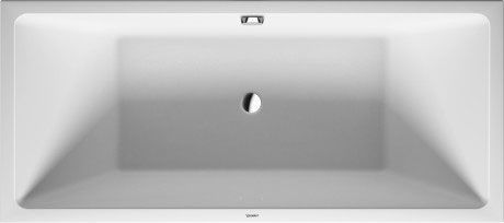 Акриловая ванна Duravit Vero Air 700417000000000 1800 х 800 c двумя наклонами для спины, с бесшовной акриловой панелью и рамой, пристенная, белая