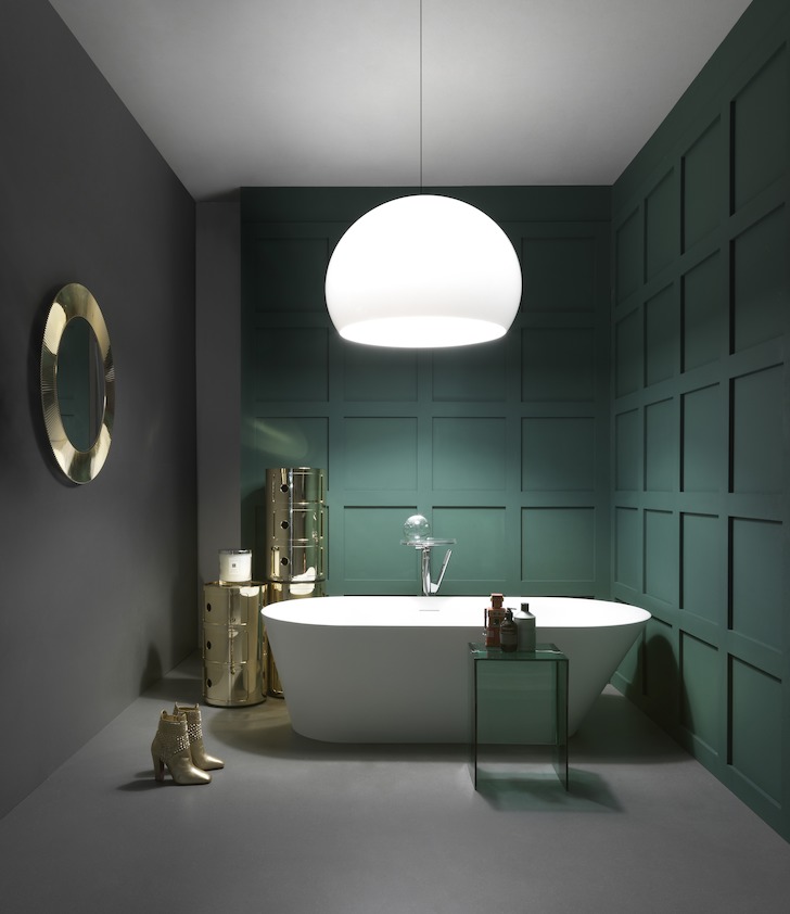 Табурет для ванной комнаты Kartell by Laufen   3.8933.0.092.000.1 пластик зеленый изумрудный.