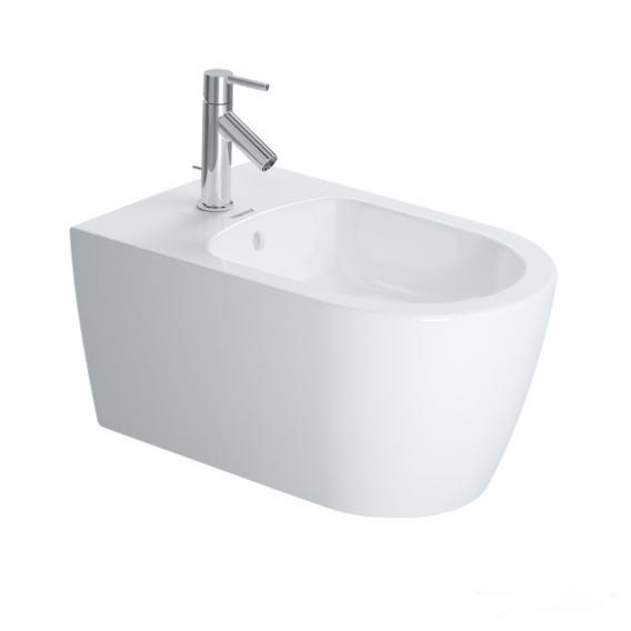 Подвесное биде Duravit ME by Starck 22881500001 с переливом, с покрытием WonderGliss, белое