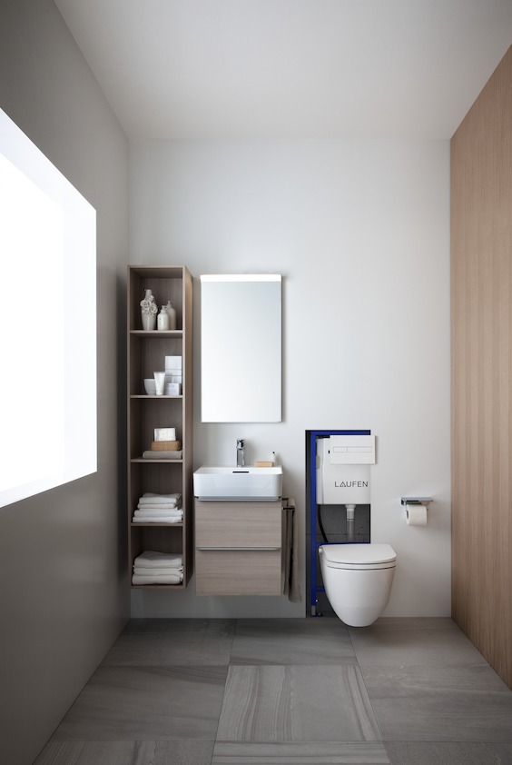 Унитаз-биде подвесной безободковый Laufen Riva  820691.000.000.1,  белый, покрытие LCC, скрытый подвод воды