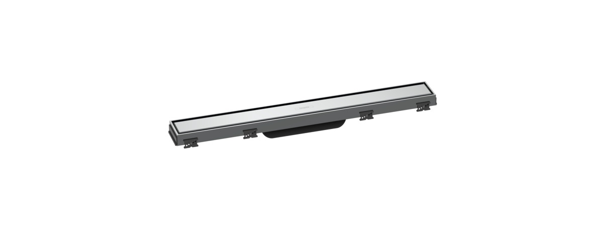 Внешняя часть линейного слива для душа HANSGROHE RainDrain Match 56036000 600 мм, c регулировкой по высоте, хром
